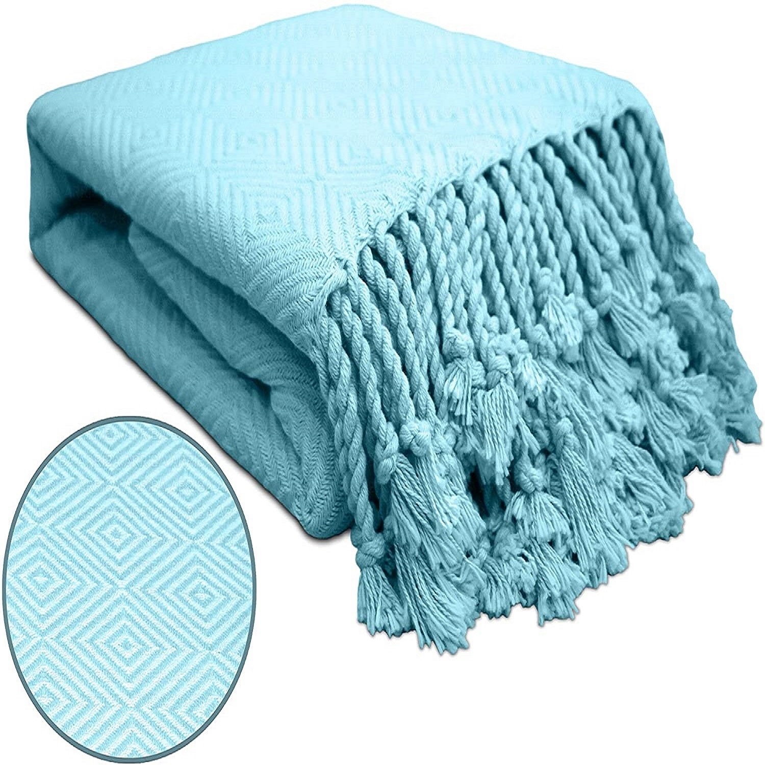 Teal colored hotsell throws
